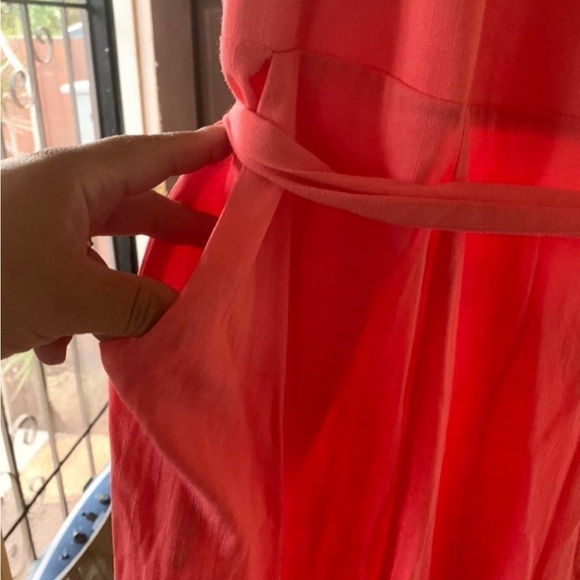 Torrid coral off shoulder Dress - Picture 2 of 5